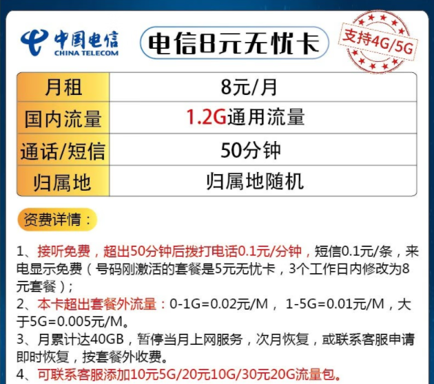 手機主、副卡選什么卡比較好|電信8元無憂卡、久恒卡|超值優(yōu)惠一套搞定