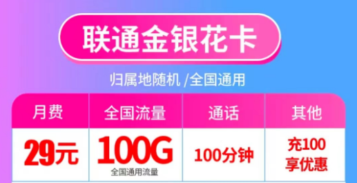 本周熱賣優(yōu)惠好卡|聯通金銀花卡+聯通正規(guī)卡|29元官方正品！